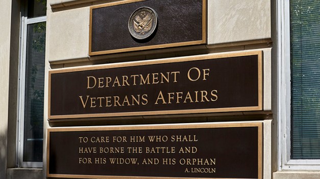 Department of Veterans Affairs Building Sign